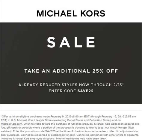 michael kors promocode|More.